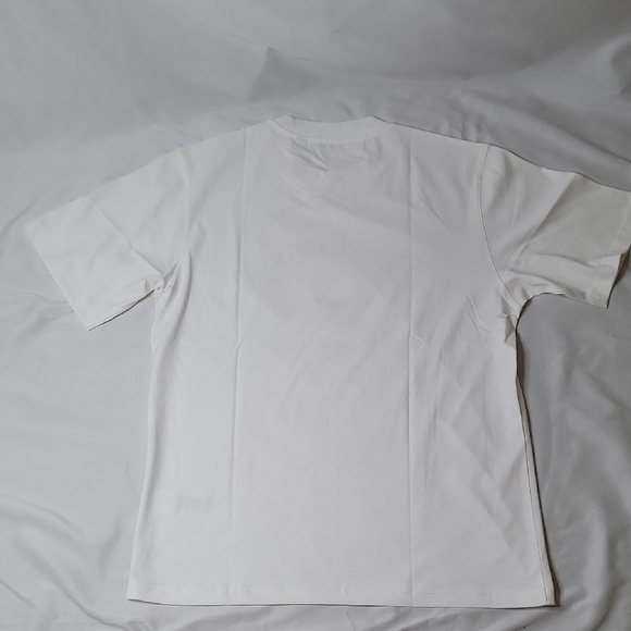 Burberry White Embroidered Logo Short Sleeve Tee - Picture 4 of 4